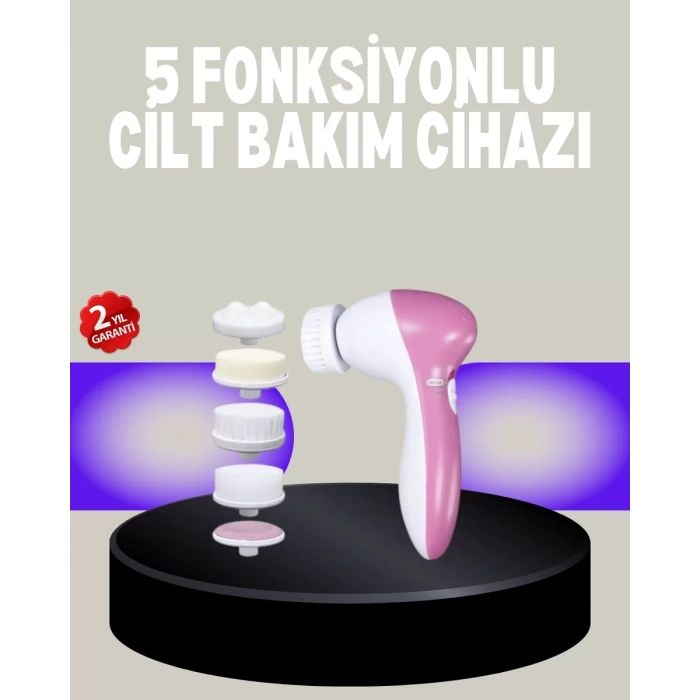 VipMarketim Fırçalı Yüz Temizleme ve Spa Masaj Cihazı