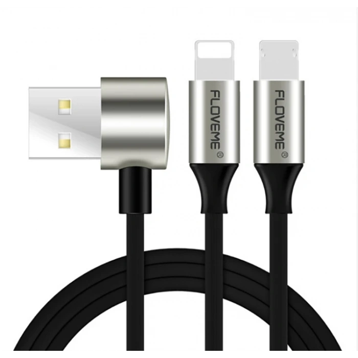VipMarketim Floveme 2 İn1 İPhone 14-13-1211 Ve Micro Usb Şarj Kablosu-(5775)