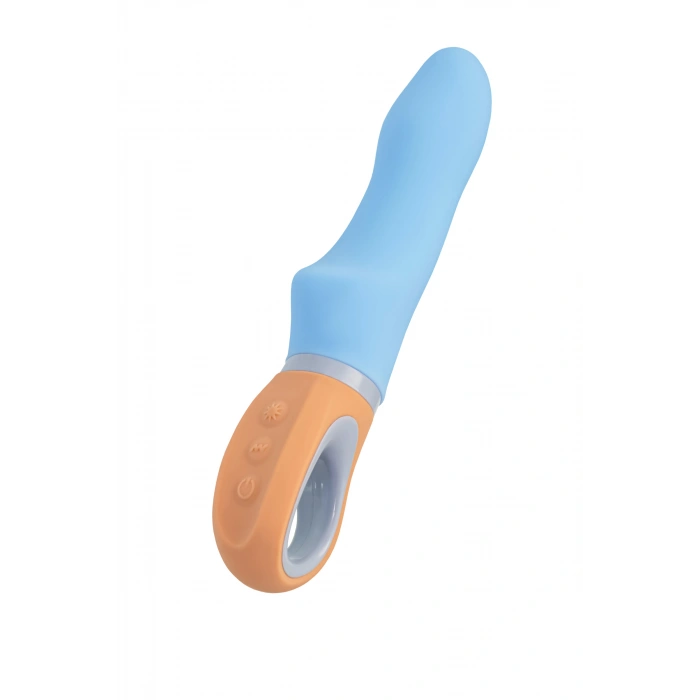 VipMarketim Flovetta BLUEBELL Silikon Vibratör, Mavi, 18.5 cm