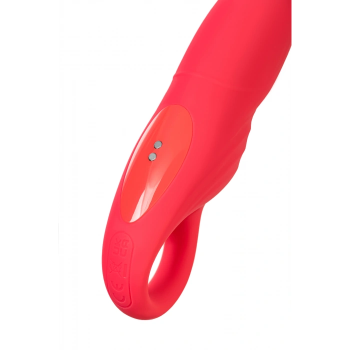 VipMarketim Flovetta Carnation Hareketli Başlıklı G Noktası Vibratörü, Silikon, Pembe, 19 Cm