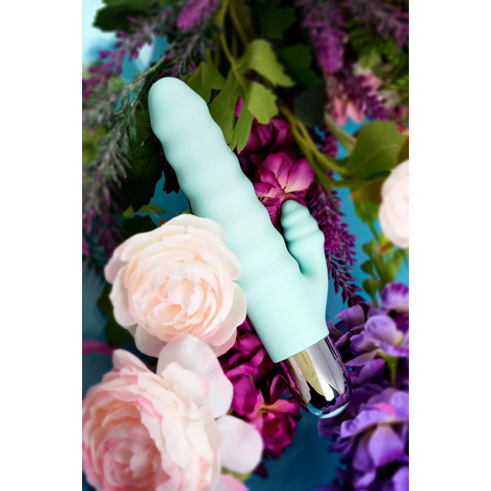 VipMarketim Flovetta Flax Klitoral Stimülasyonlu Vibratörü, Silikon, Cam Göbeği, 17,5 Cm