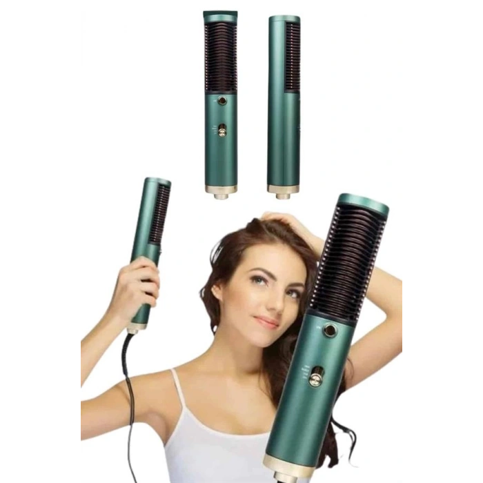 VipMarketim Fön Tarak Saç Düzleştirici Saç Kurutma Makinesi Sıcak Hava Fırçası