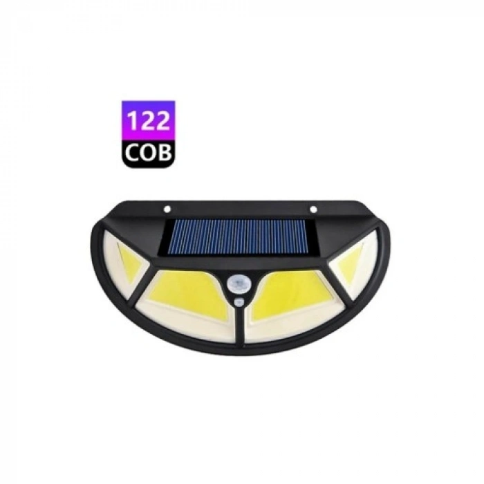 VipMarketim Fonksiyonel Sensörlü 122 Ledli Solar Bahçe Lambası