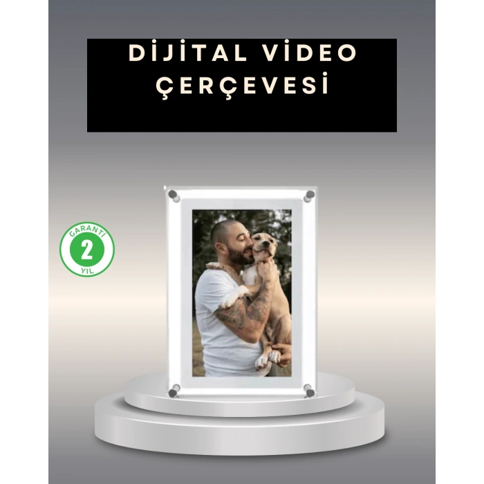 VipMarketim Fotoğraf Video ve Müzik Destekli 7 İnç IPS Dijital Çerçeve – Çoklu Medya Deneyimi