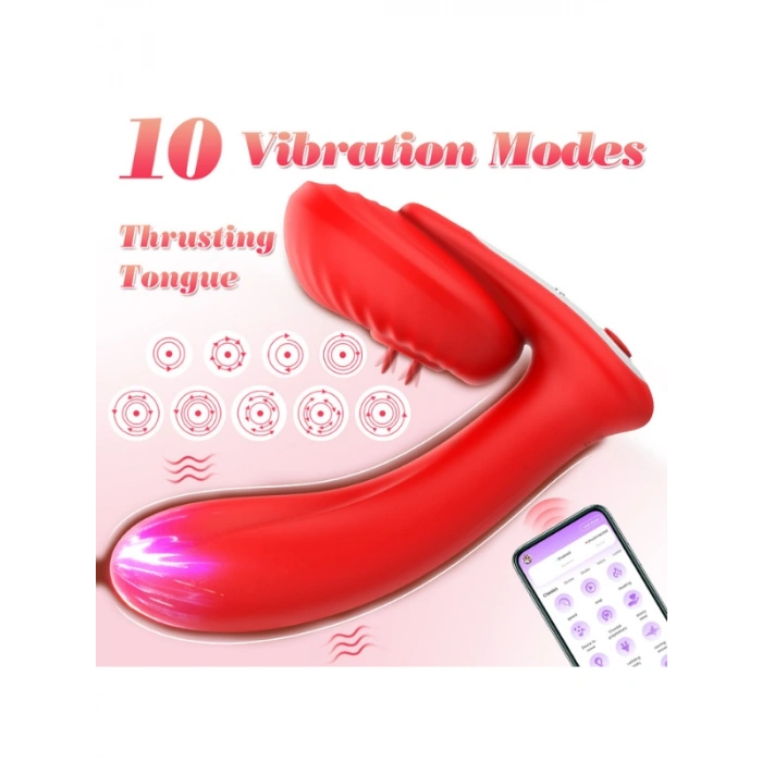 VipMarketim FoxShow APP Kontrollü Giyilebilir Vibratör