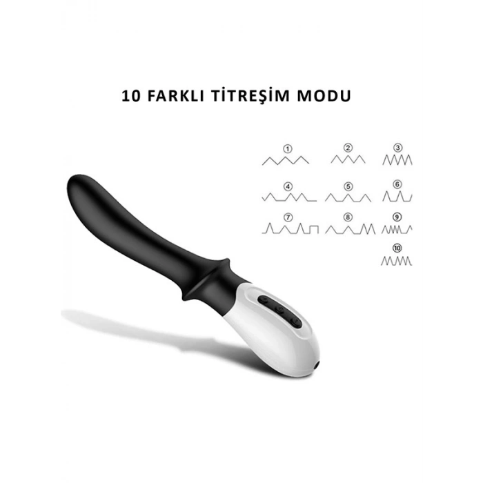 VipMarketim FoxShow Isıtma ve Yüksek Titreşim Özellikli G-Noktası ve Klitoris Vibratör