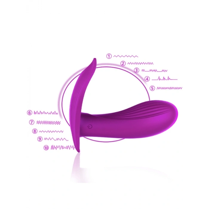 VipMarketim FoxShow Kumandalı G-Noktası ve Klitoris Uyarıcılı Giyilebilir Public Vibratör