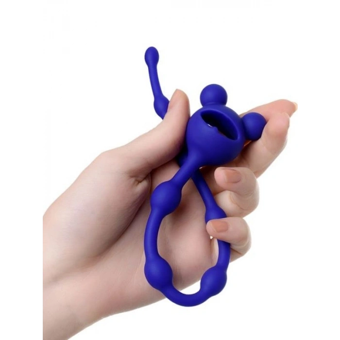 VipMarketim Froggy rektal Zinciri silikon mavi 27,4 cm