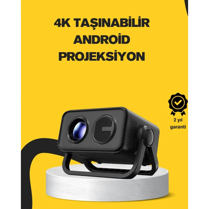 VipMarketim Full HD 1080P HDR Destekli Akıllı Projeksiyon Cihazı