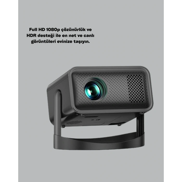 VipMarketim Full HD 1080P HDR Destekli Akıllı Projeksiyon Cihazı