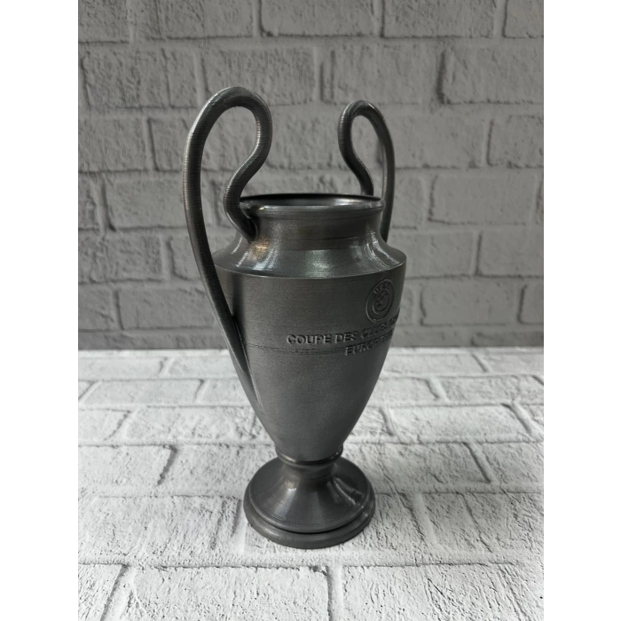 VipMarketim Füme Şampiyonlar Kupası 25cm Modern Dekor Ödül Biblo