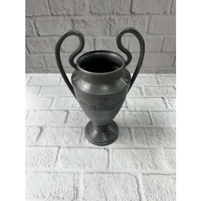 VipMarketim Füme Şampiyonlar Kupası 25cm Modern Dekor Ödül Biblo