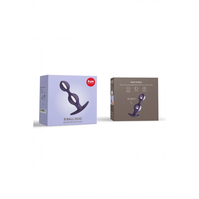 VipMarketim Fun Factory B BALLS Anal Plug, silikon, mor, 13 cm