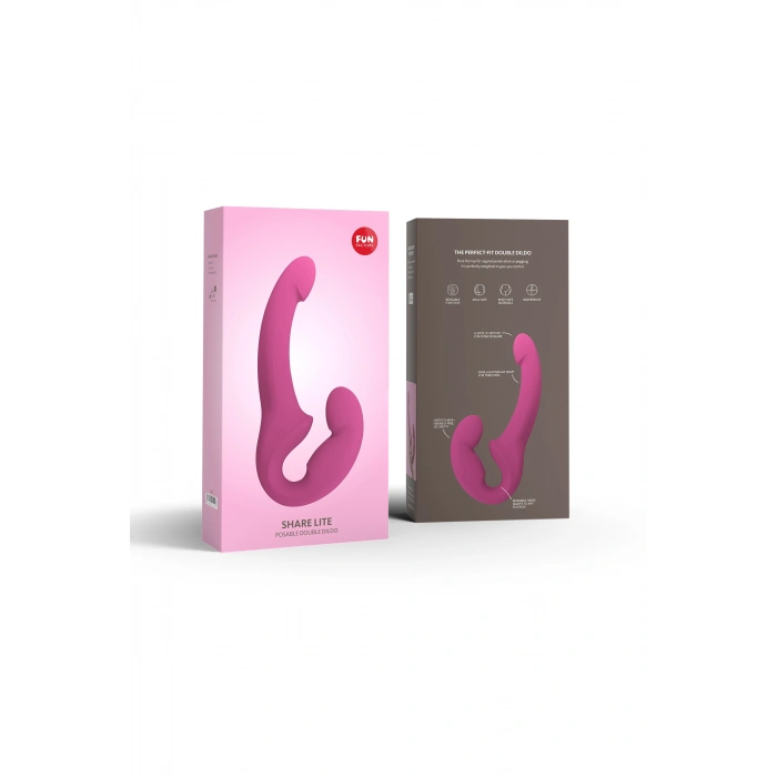 VipMarketim Fun Factory SHARE Strapon, silikon, mor, 23 cm