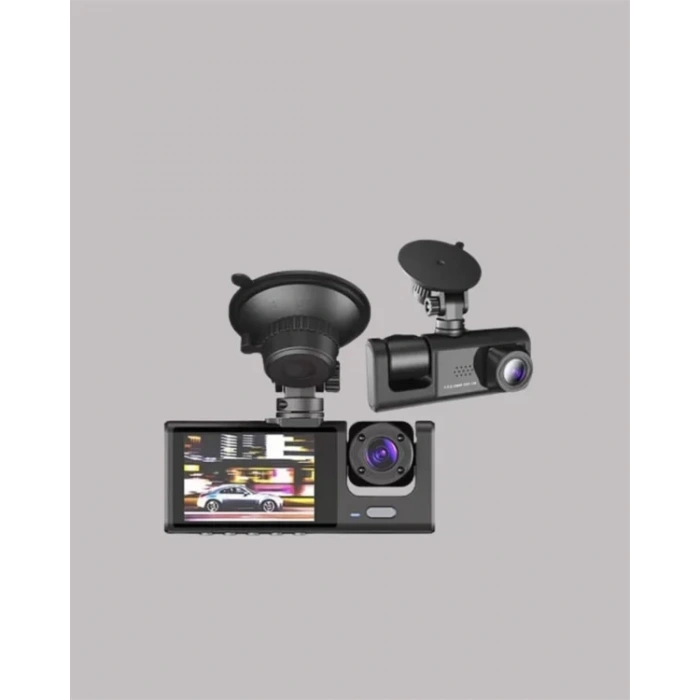 VipMarketim G-Sensörlü 3lü Kayıtlı Araç Kamerası