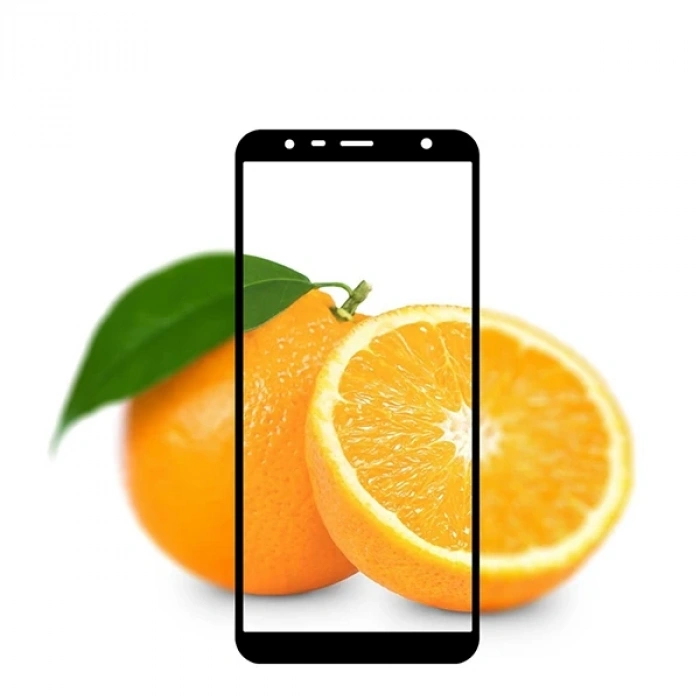 VipMarketim Galaxy J6+ Plus/J4+ Plus 3D Full Kırılmaz Tempered Cam Ekran Koruyucu-(5775)