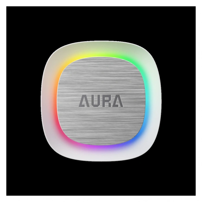 VipMarketim GAMDIAS AURA GL240 V2 WH White Edition 240mm RGB 2 FanlıCPU Sıvı Soğutma(1923)