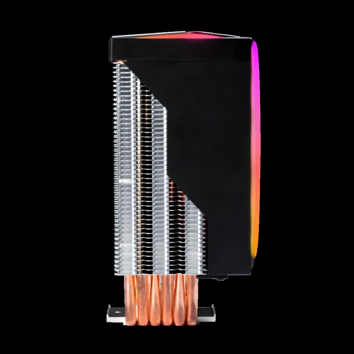 VipMarketim GAMDIAS BOREAS M1-610 LED Lights 120mm CPU Kule Tipi Hava Soğutma Doğrudan Temas Teknolojisine Sahip 6 adet Gelişmiş Bakır Isı Borusu (AMD AM4-AM5 ve INTEL Tüm işlemciler ile uyumlu)(1923)