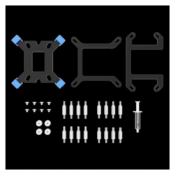 VipMarketim GAMDIAS CHIONE E4-240 240mm ARGB 2 Fanlı Dijital Ekran CPU Sıvı Soğutma(1923)