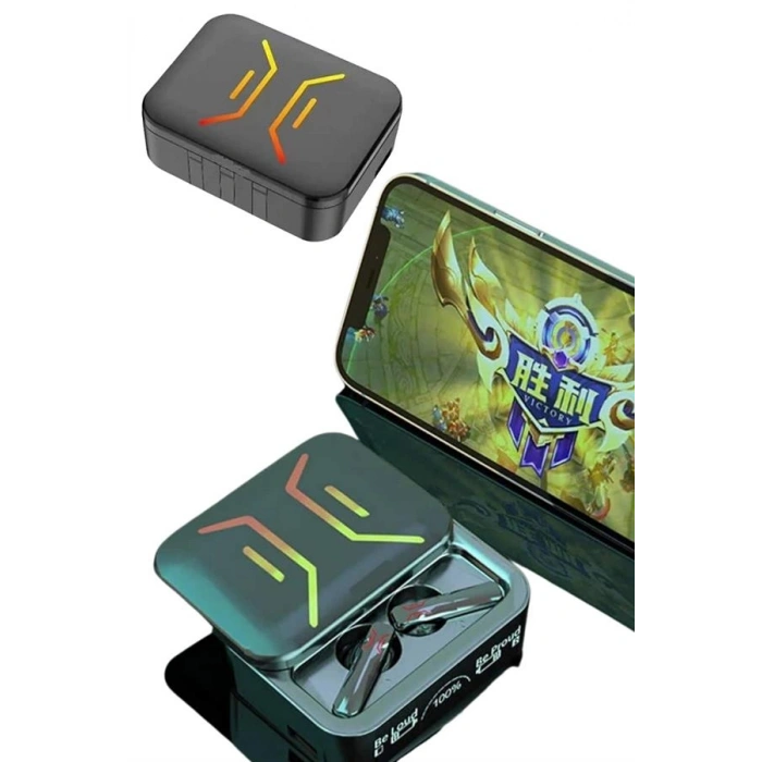 VipMarketim Gaming Bluetooth Kulaklık Dahili Powerbank Kablolu Düşük Gecikmeli Bluetooth 5.2
