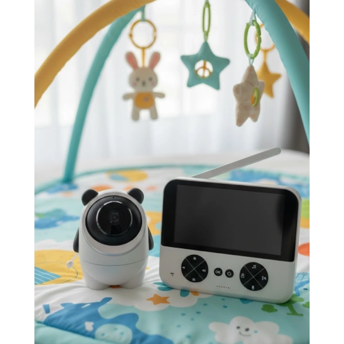 VipMarketim Gece Görüşlü Güvenli Bebek Monitörü 720P HD Görüntü
