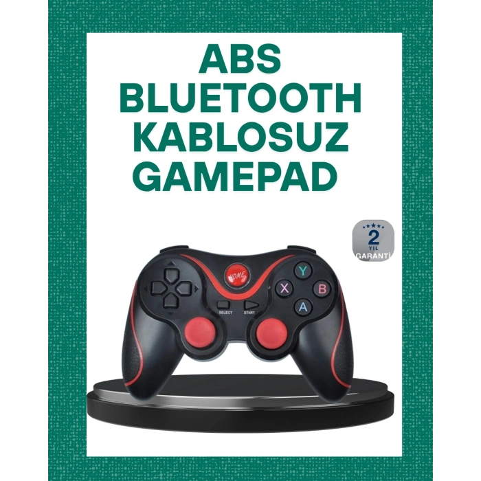 VipMarketim Gelişmiş Kontrol Hassasiyeti Sunan Kablosuz Bluetooth Oyun Kolu