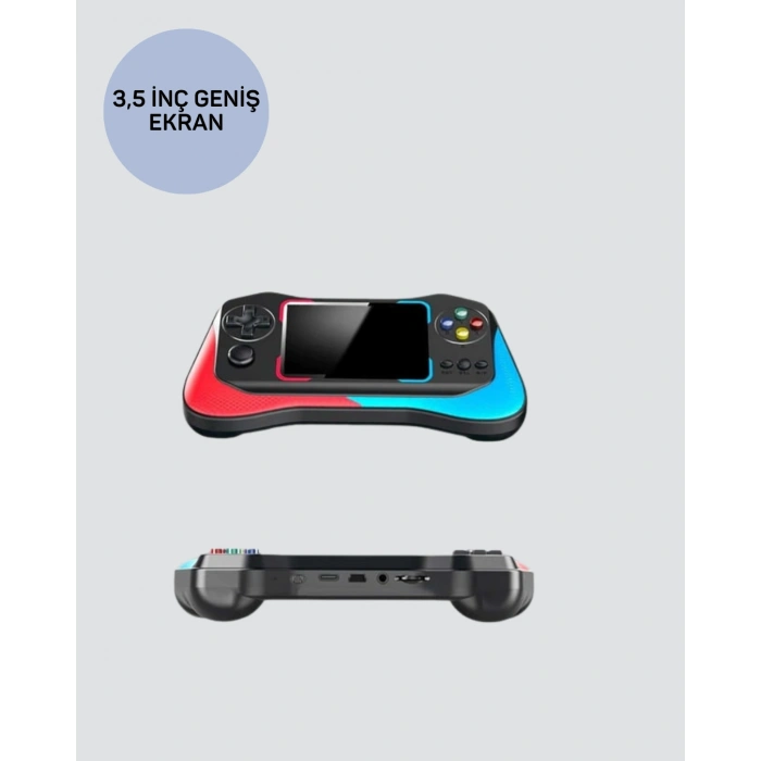 VipMarketim Geniş Ekranlı 500 Oyunlu Taşınabilir El Konsolu – Her Yerde Kesintisiz Oyun Keyfi