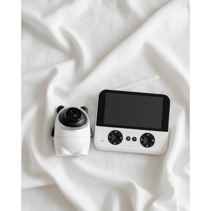 VipMarketim Geniş Ekranlı Bebek Monitörü Ağlama Algılama Özellikli