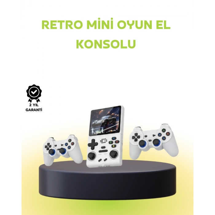 VipMarketim Geniş Ekranlı Taşınabilir Retro Oyun Konsolu