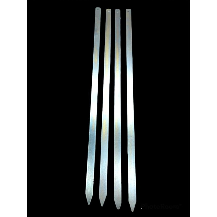 VipMarketim Geniş Yassı Metal Adana Kebap Şişi - 50 cm