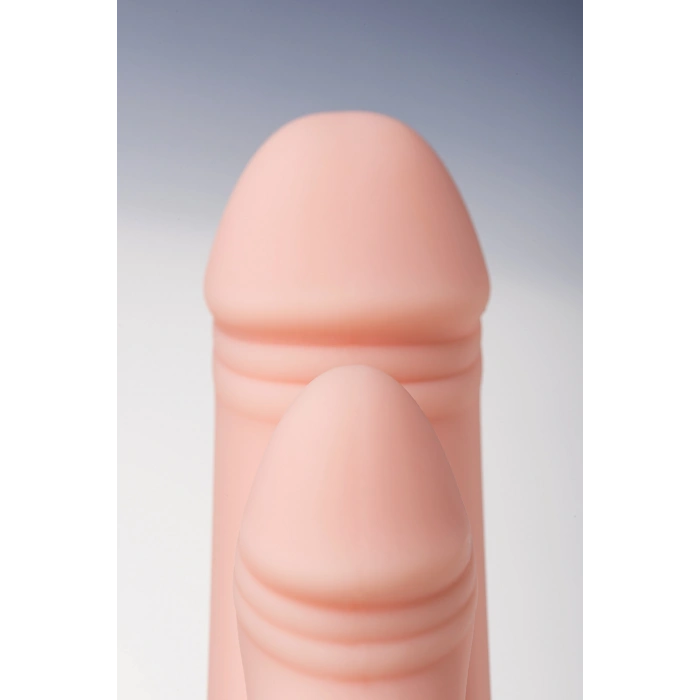 VipMarketim Gerçekçi A-Toys Twint yapay penis, silikon, çıplak, 19,5 cm