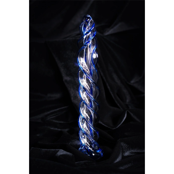 VipMarketim Gerçekçi olmayan Sexus Glass yapay penis, cam, transparan, 18,5 cm