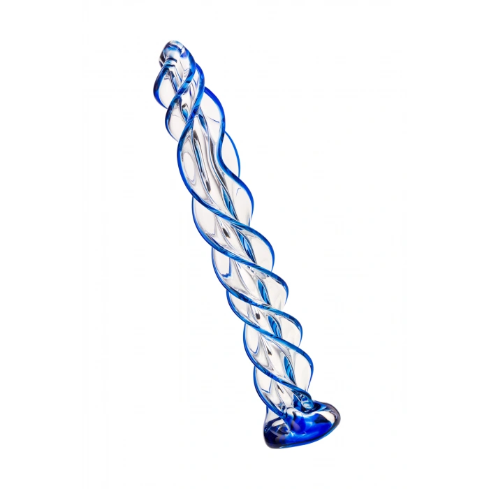 VipMarketim Gerçekçi olmayan Sexus Glass yapay penis, cam, transparan, 18,5 cm