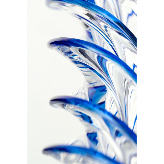 VipMarketim Gerçekçi olmayan Sexus Glass yapay penis, cam, transparan, 18,5 cm