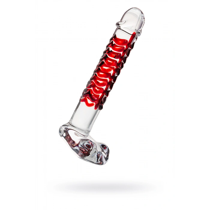 VipMarketim Gerçekçi Olmayan Yapay Penis Sexus Glass, Cam, Transparan, 16 Cm