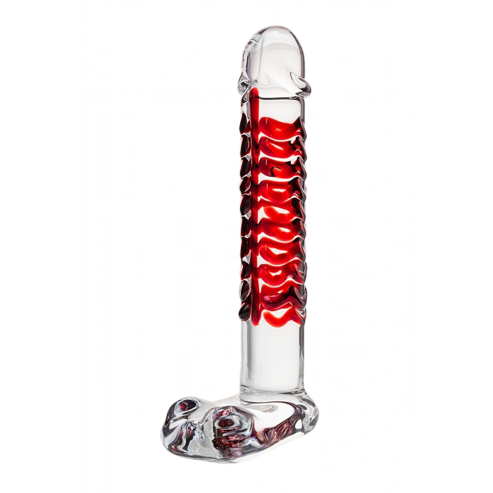 VipMarketim Gerçekçi Olmayan Yapay Penis Sexus Glass, Cam, Transparan, 16 Cm