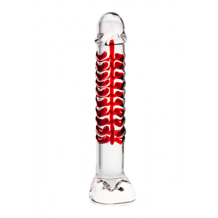 VipMarketim Gerçekçi Olmayan Yapay Penis Sexus Glass, Cam, Transparan, 16 Cm
