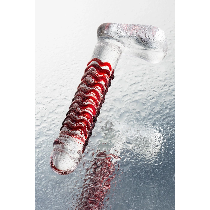 VipMarketim Gerçekçi Olmayan Yapay Penis Sexus Glass, Cam, Transparan, 16 Cm