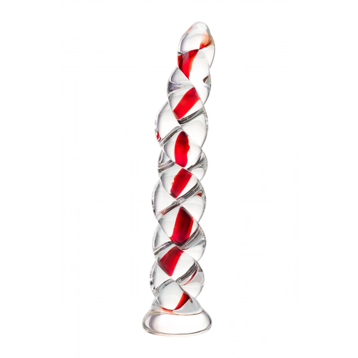 VipMarketim Gerçekçi Olmayan Yapay Penis Sexus Glass, Cam, Transparan, 18 Cm