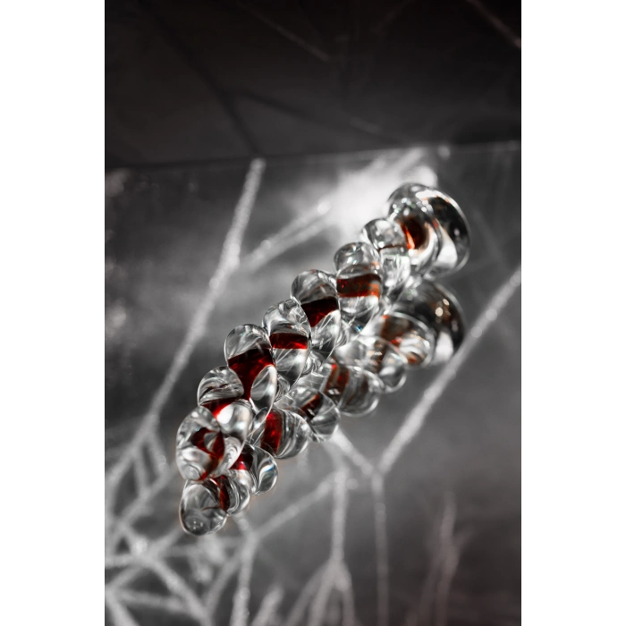 VipMarketim Gerçekçi olmayan yapay penis Sexus Glass, cam, transparan, 18 cm