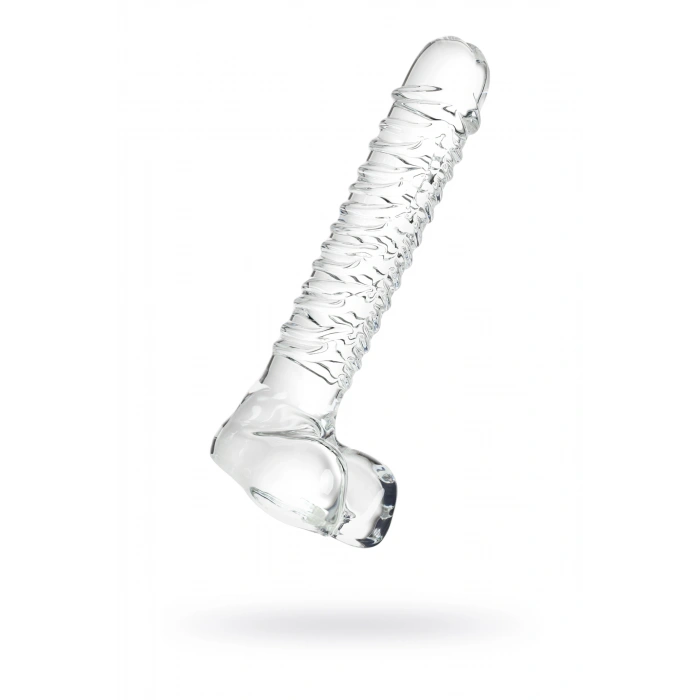 VipMarketim Gerçekçi olmayan yapay penis Sexus Glass, cam, transparan, 21 cm