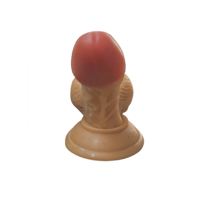 VipMarketim Gerçekçi Testisli Melez Dildo 15.5 cm