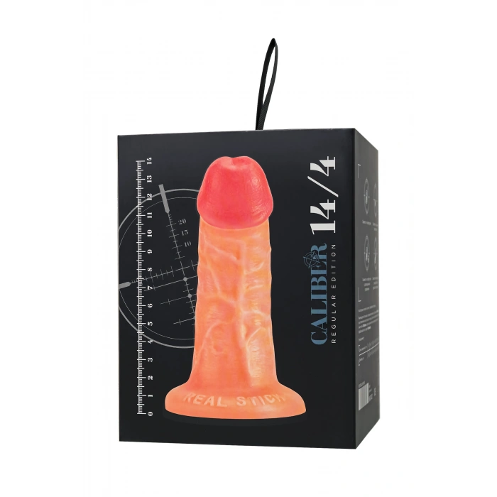 VipMarketim Gerçekçi yapay penis, RealStick CALIBER, 14 cm, Ø4 cm
