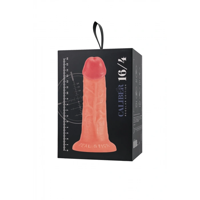 VipMarketim Gerçekçi yapay penis, RealStick CALIBER, 16 cm, Ø4