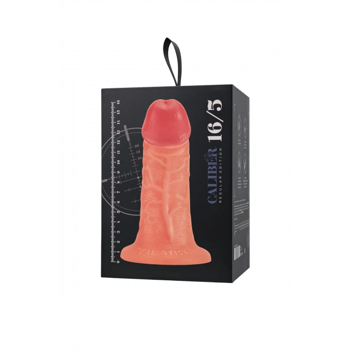 VipMarketim Gerçekçi yapay penis, RealStick CALIBER, 16 cm, Ø5