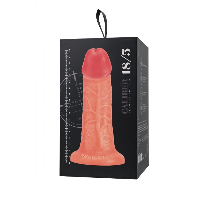 VipMarketim Realstick Caliber, Gerçekçi Yapay Penis 18 Cm, Ø5
