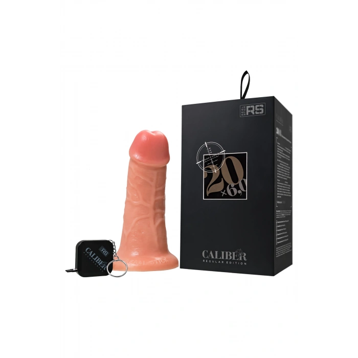 VipMarketim Gerçekçi yapay penis, RealStick CALIBER, 20 cm, Ø6