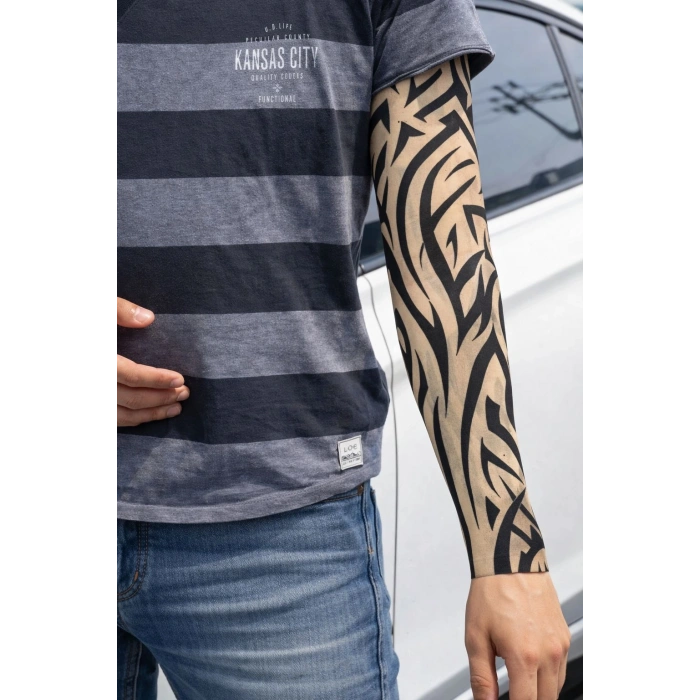 VipMarketim Giyilebilir Kol Dövmesi 3D Baskılı 2 Adet - Model 2