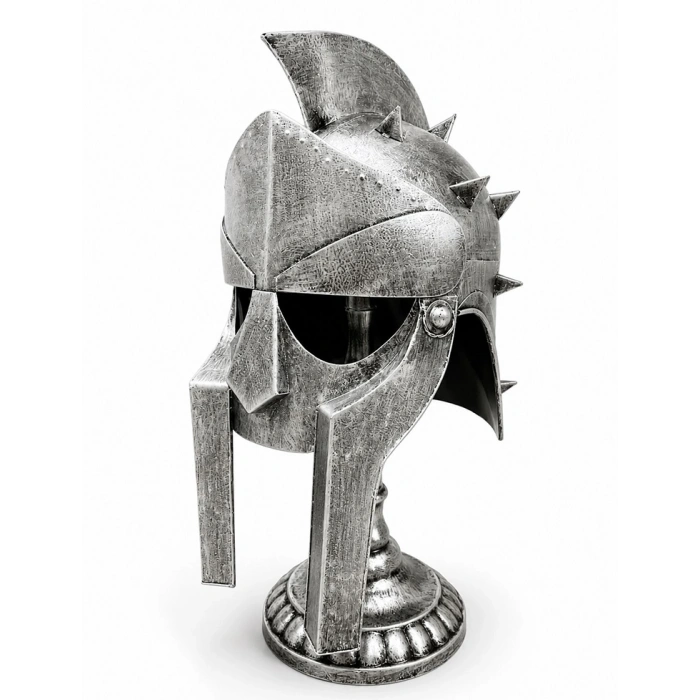 VipMarketim Gladyatör Miğferi Biblosu - Metal - 53x16 cm Dekoratif Obje