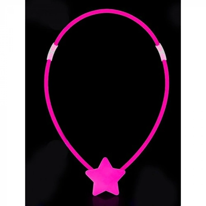 VipMarketim Glow Stick Yıldız Kolye